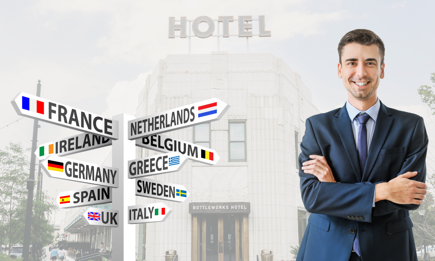 Cluster Manager with hotels in multiple locations