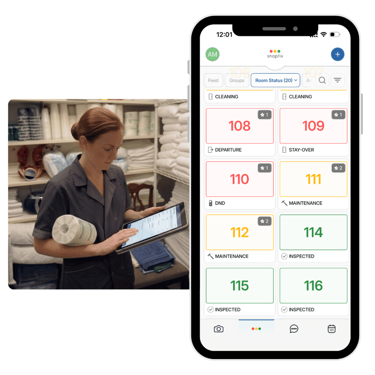 snapfix hotel housekeeping software